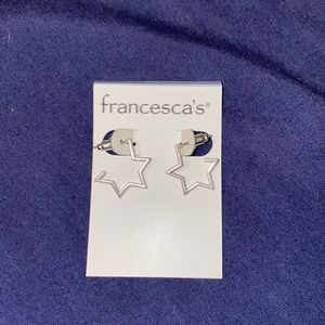 francesca’s silver earrings